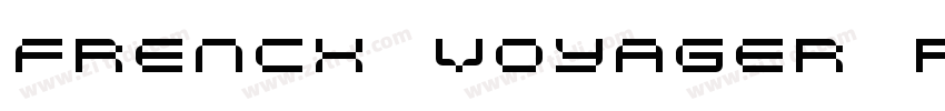 French Voyager Regul字体转换